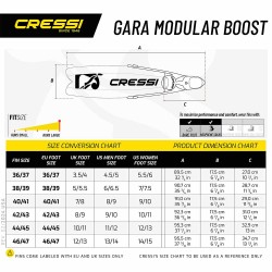 Cressi Gara Turbo Boost Dalış Paleti - Thumbnail