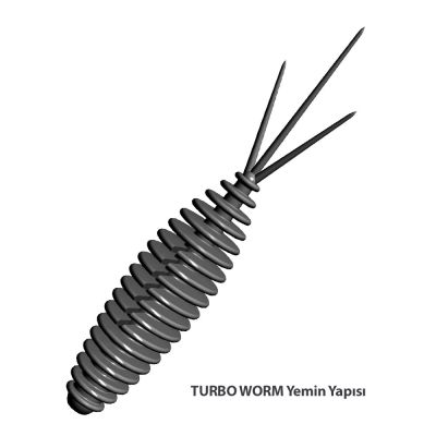 Libra Lures Turbo Worm Garlic Suni Yem