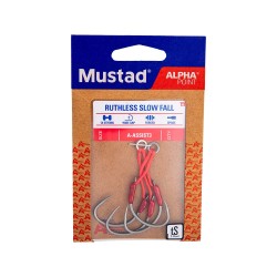 Mustad Alpha Point Ruthless Slow Fall Asist Olta İğnesi A-ASSIST3 - Thumbnail