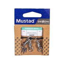 Mustad Demon Ball Bearing Swivel DLSS02 Bilyalı Fırdöndü - Thumbnail