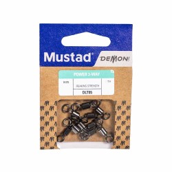 Mustad Demon Power 3-Way Swivel DLT05 Fırdöndü - Thumbnail